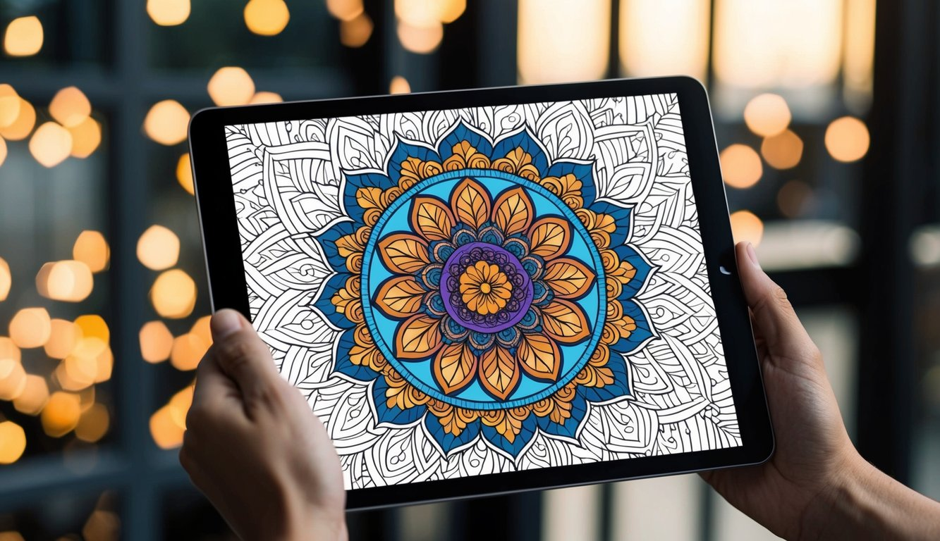 digital coloring book
