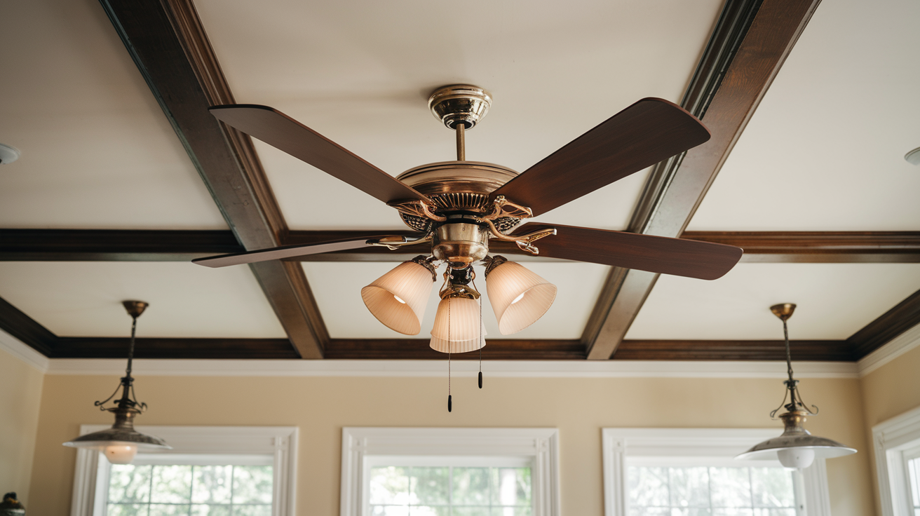 1970s Hunter Model 25454 Ceiling Fan

