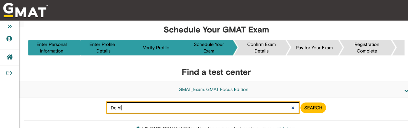 GMAT exam dates