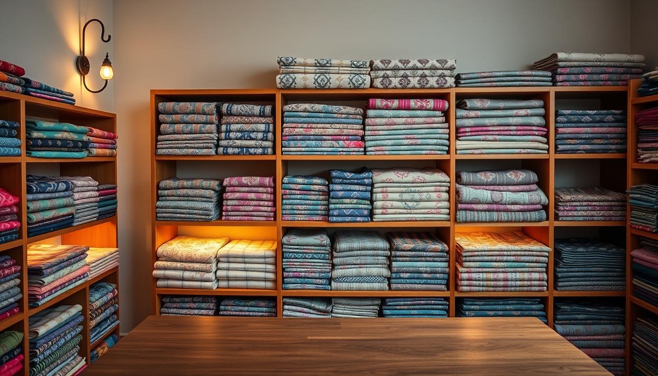 batik textile storage
