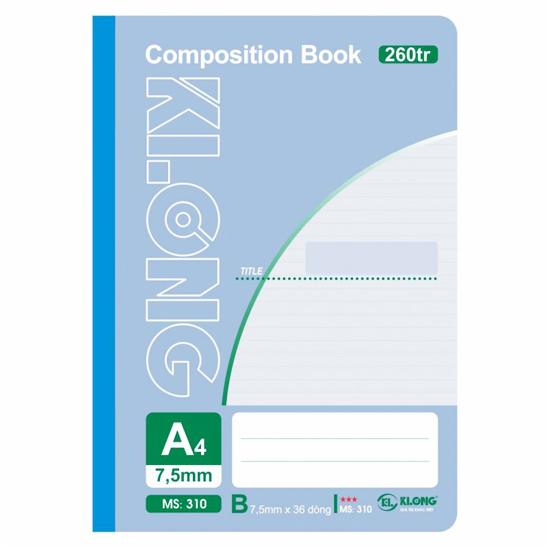 Sổ May Dán Giấy A4 K.Long 260 Trang 310