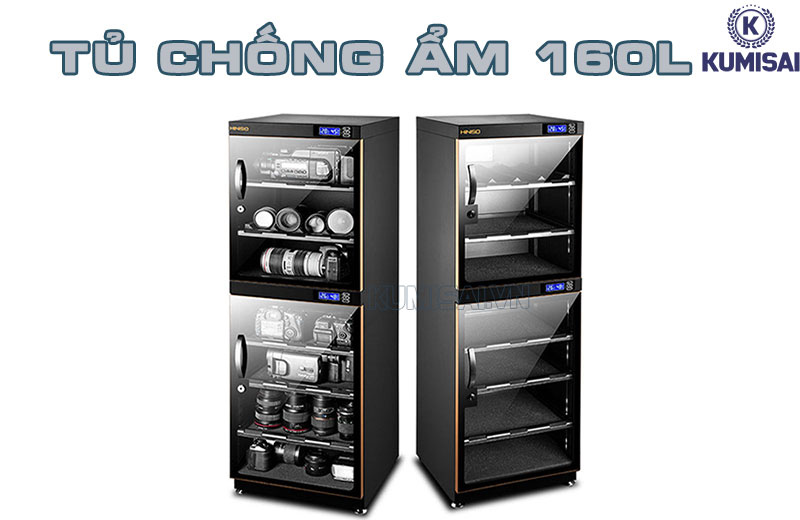 Tủ chống ẩm 160L có dung tích chứa lớn