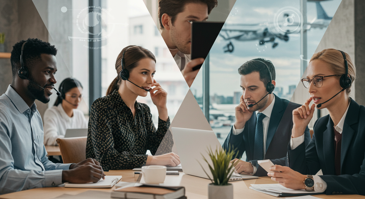 Remote teams staying connected through SIP trunk international calls regardless of location or time zone differences.