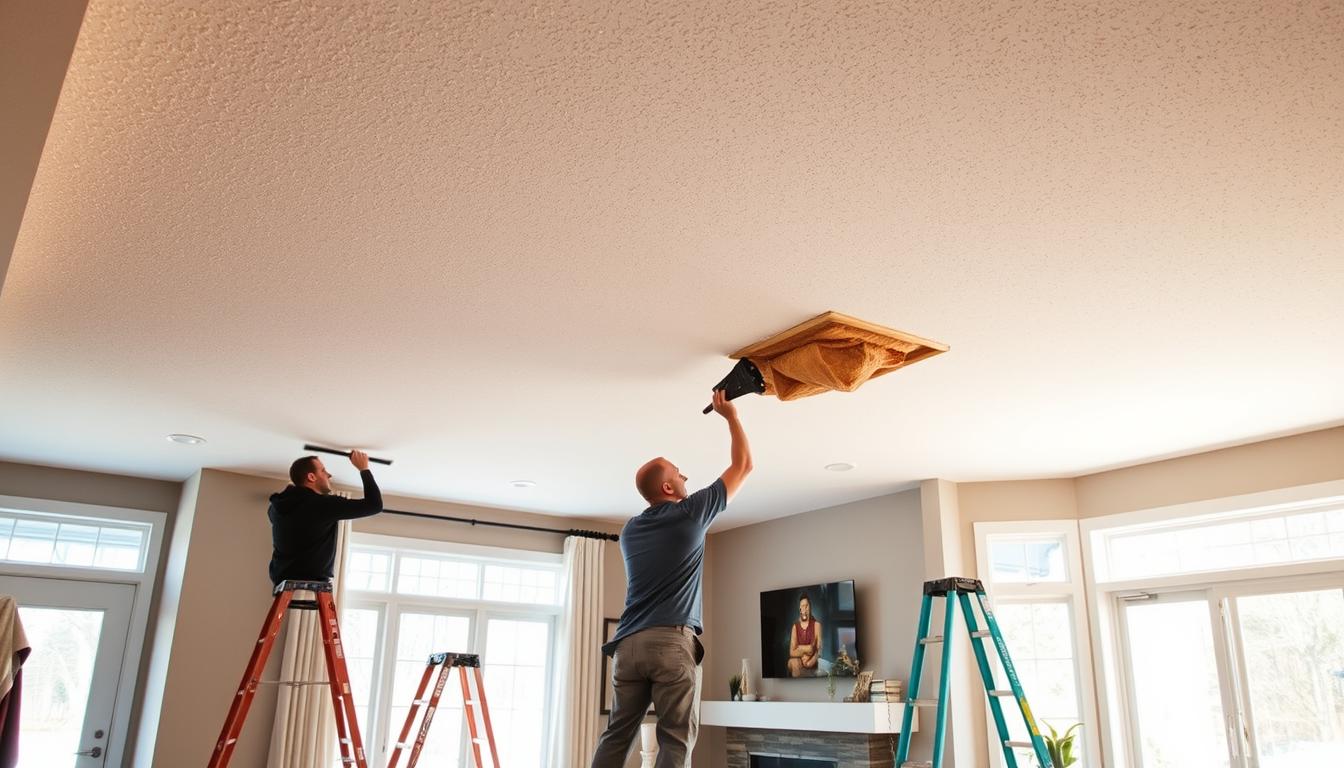 popcorn ceiling removal Ontario