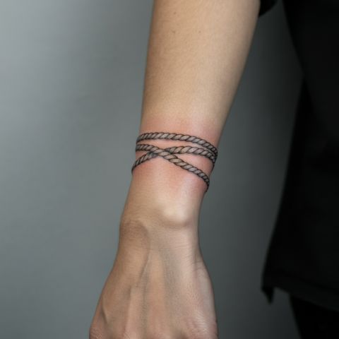 Simple Rope Tattoo