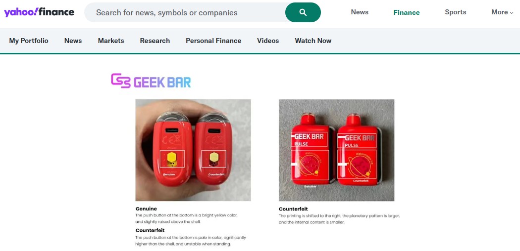 Geekbar products