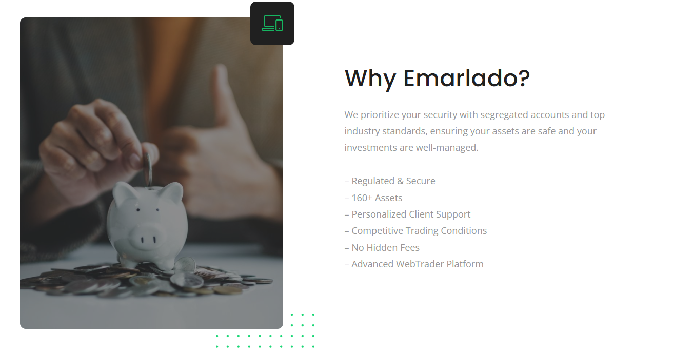 Visit About page to read more about why is Emarlado a safe option