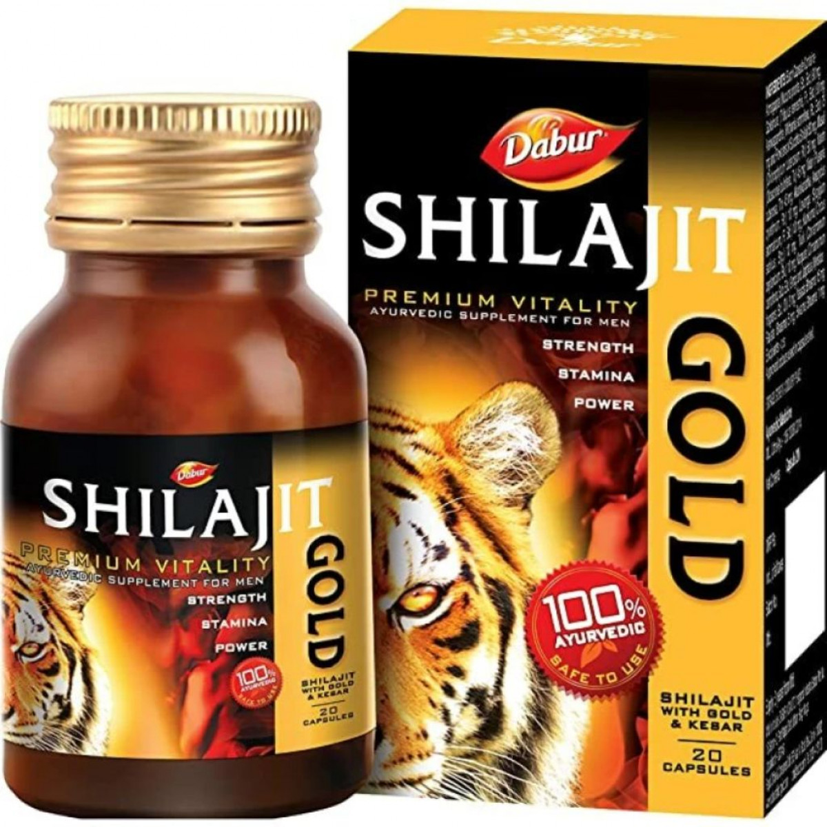 Buy Ayurvedic Products for Sexual Wellness – Image of DABUR SHILAJIT GOLD