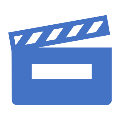 Clapper board with solid fill
