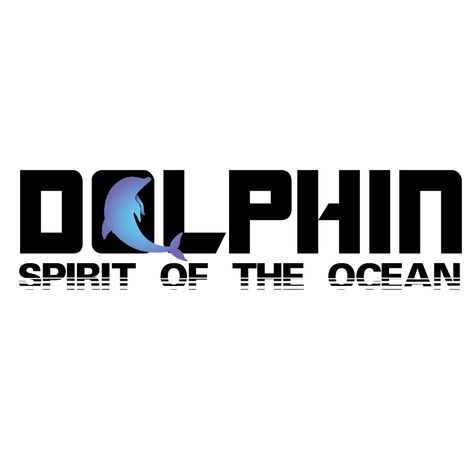 This contain dolphin spirit of the ocean logo