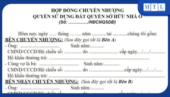 Chuyển nhượng đất Bảo Lộc - Hợp đồng chuyển nhượng