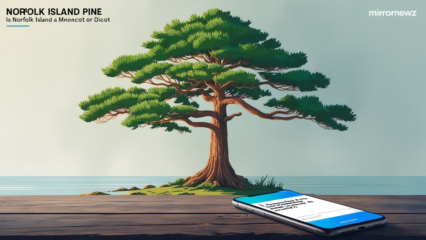 Is Norfolk Island Pine a Monocot or Dicot