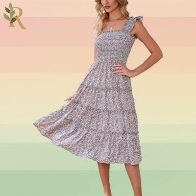 smocked beach dress