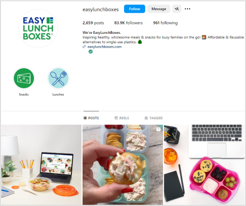 EasyLunchboxes instagram