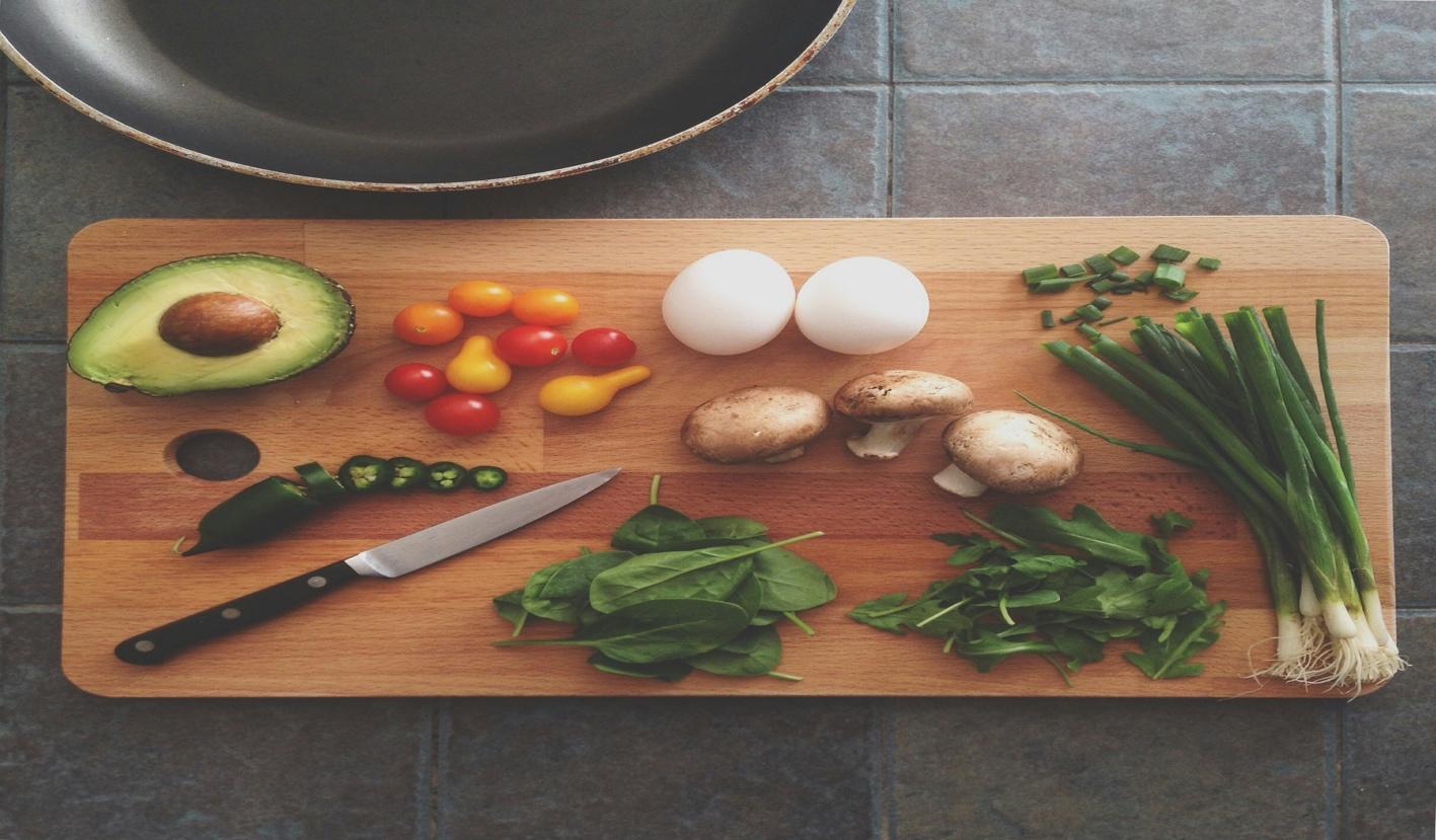 Food Security

A cutting board with vegetables and a knife 

Description automatically generated