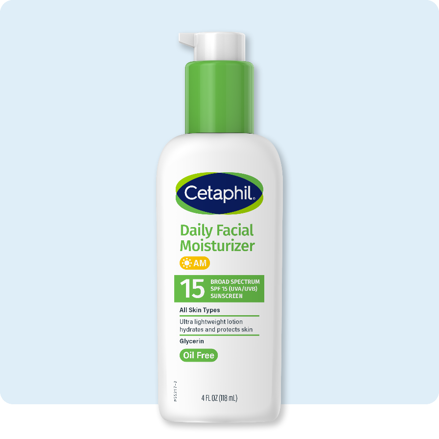 Cetaphil Daily Facial Moisturizer with SPF 15 được thiết kế riêng dành cho da nhạy cảm