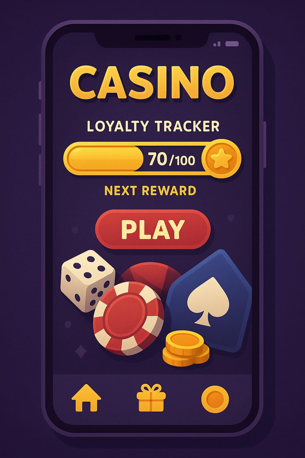 Gamified player retention and Loyalty Tracker Dashboard