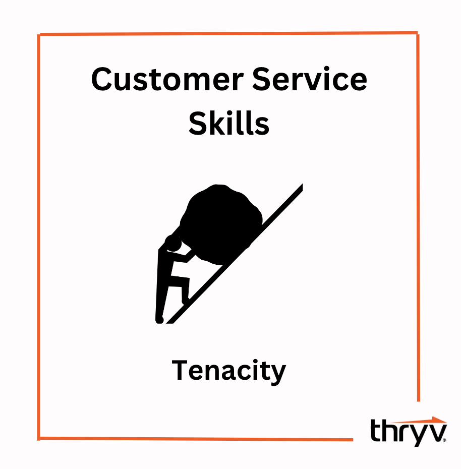 customer service skills - tenacity