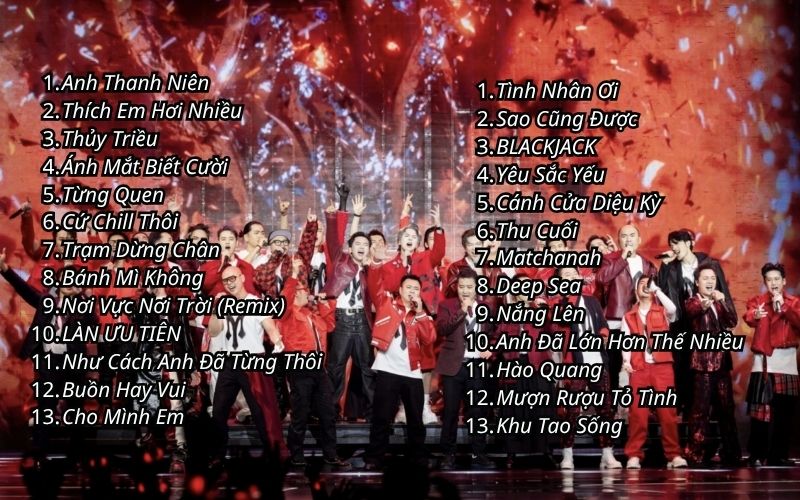 Danh sách các bài hát karaoke thể loại Rap, remix đỉnh nóc kịch trần