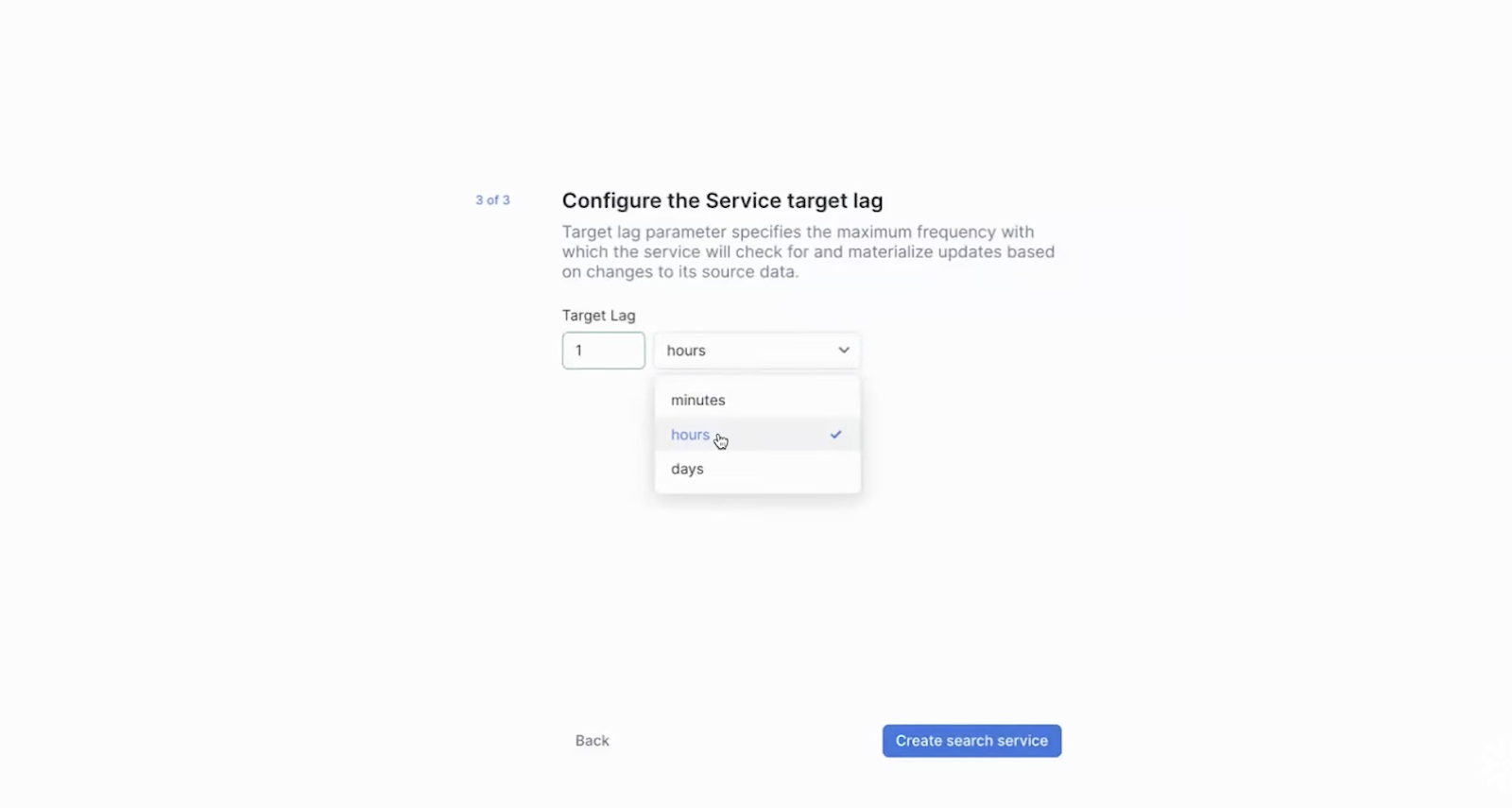 Configure the Service Target Tag