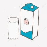 Blue Milk Clipart Transparent PNG Hd, Simple Blue White Milk Clipart, Milk,  Clip Art, Blue PNG Image For Free Download