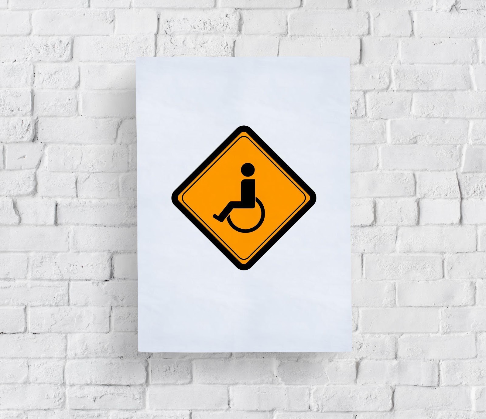 placa para acessibilidade em eventos
