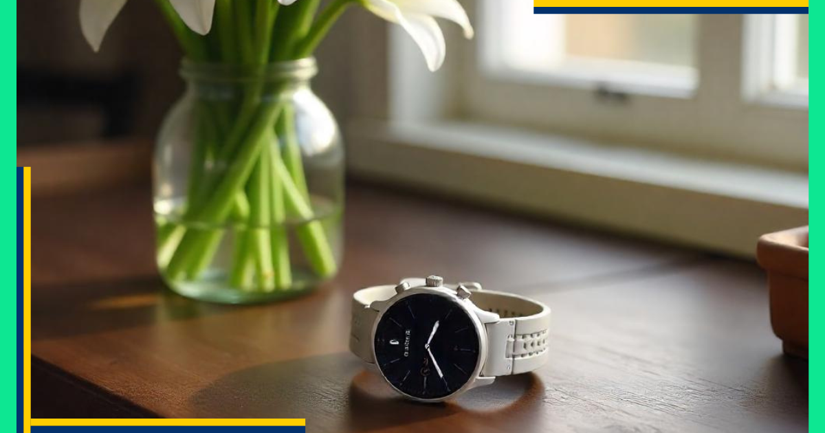 The Garmin Lily, one of the most fashionable smartwatches available, was created with women in mind. It has feminine straps, a concealed display, and a patterned lens.