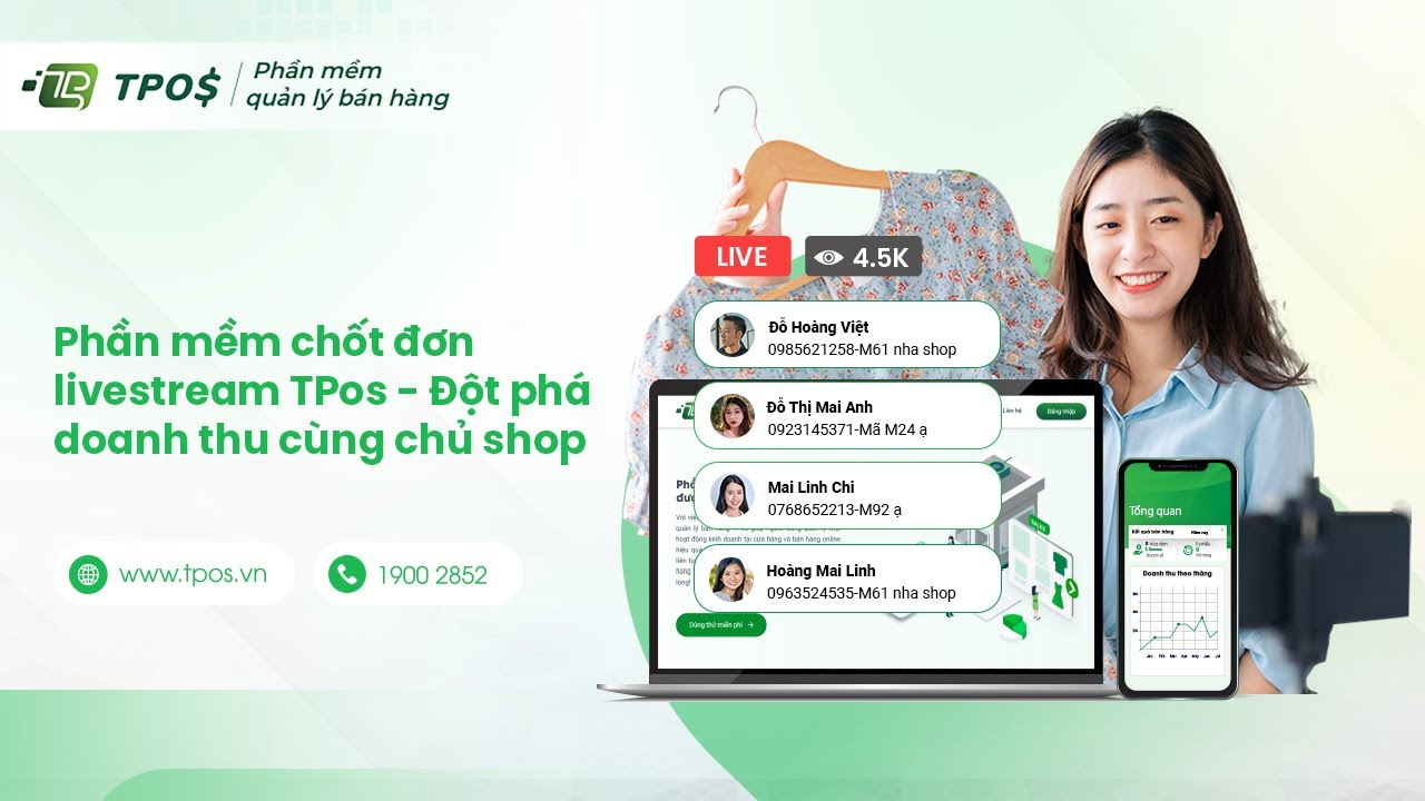 Phần mềm quản lý bán hàng TPOS