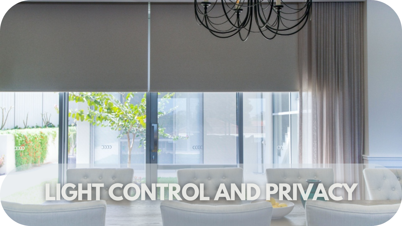 Light Control and Privacy with Blinds