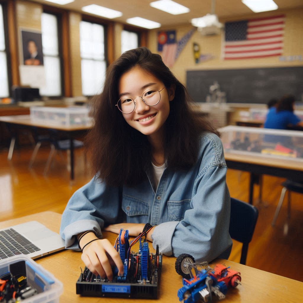 A girl in STEM : High school women's scholarships in US