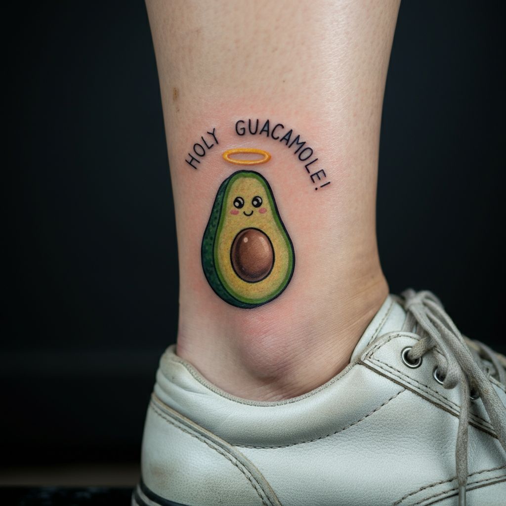 Avocado with a Quote