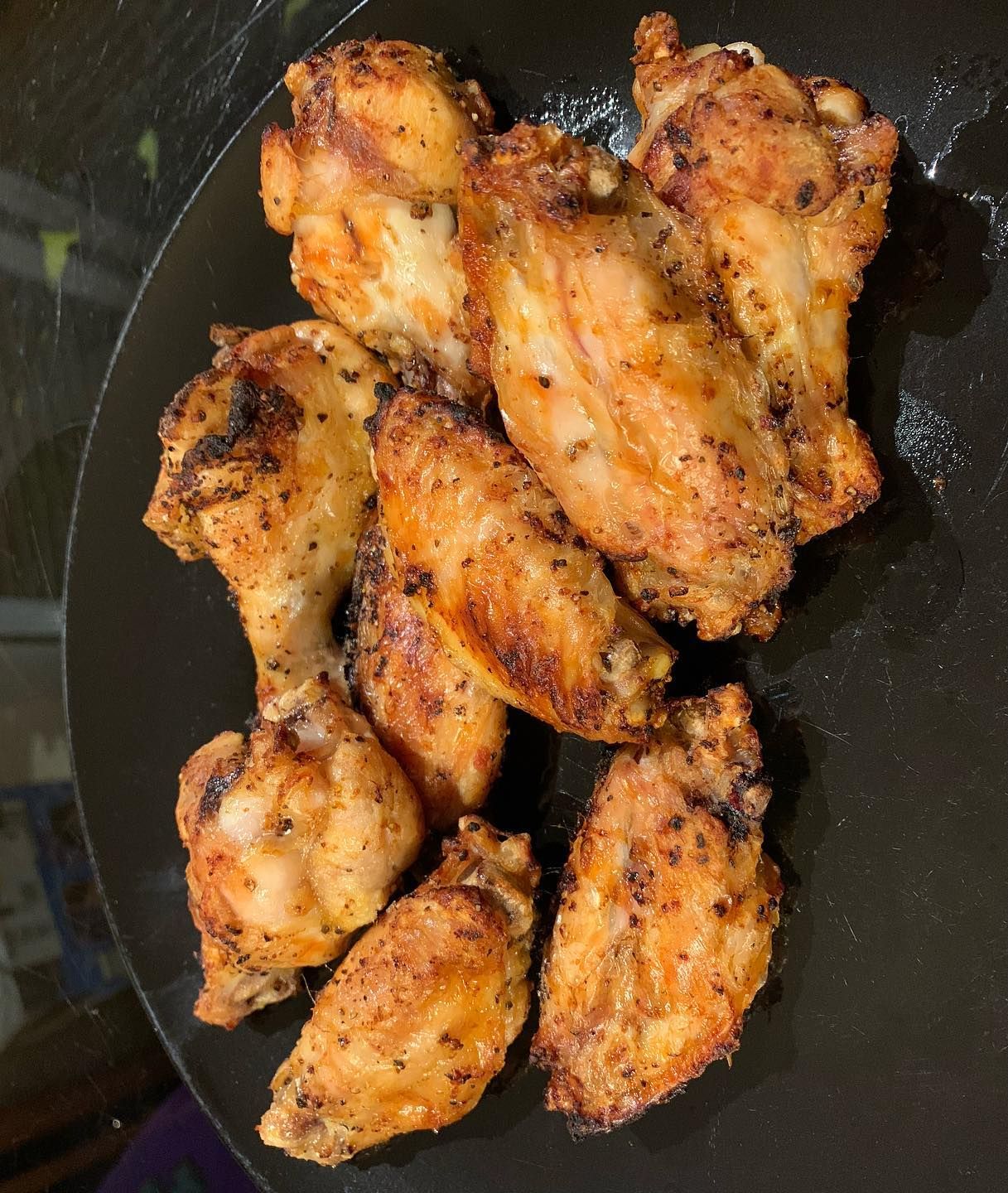 Lemon Pepper Crispy Chicken Wings