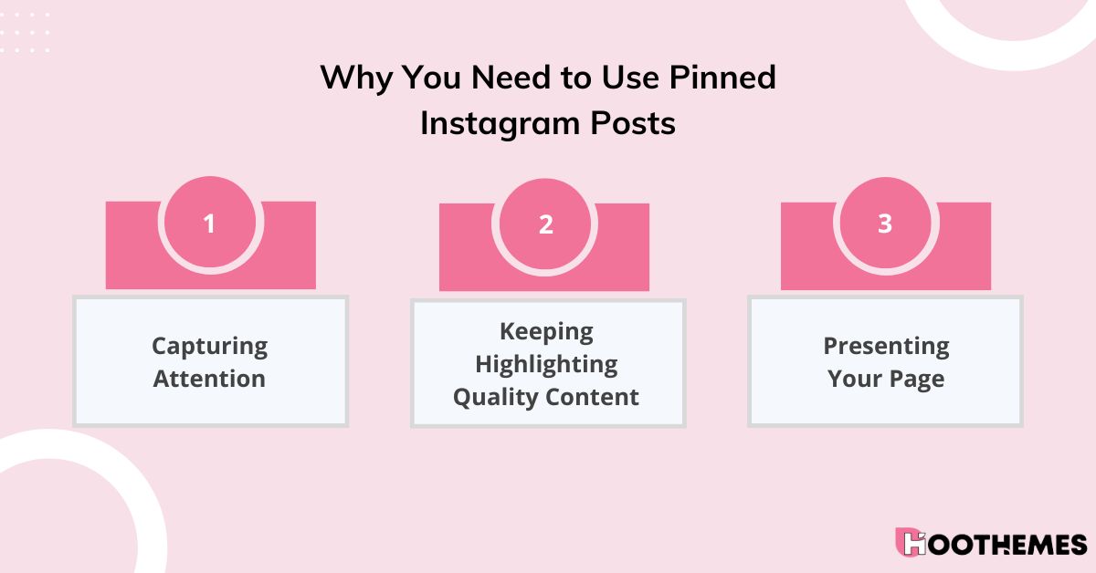 An infograph on why you should be pinning posts