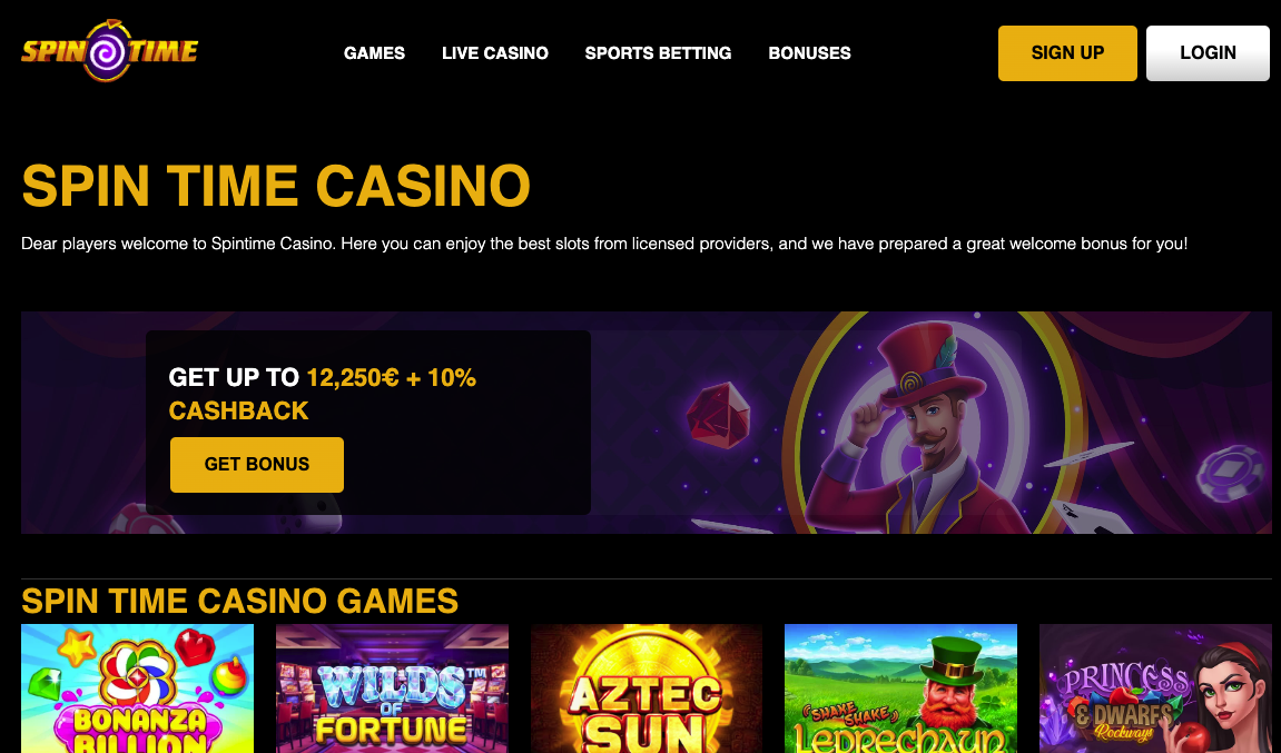 SpinTime Casino