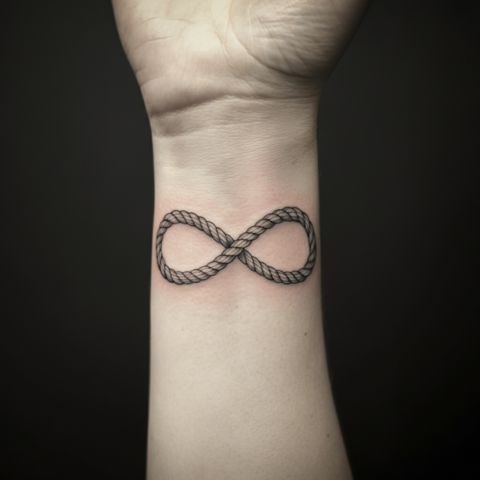 Infinity Rope Tattoo
