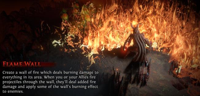 Path Of Exile Flame Wall