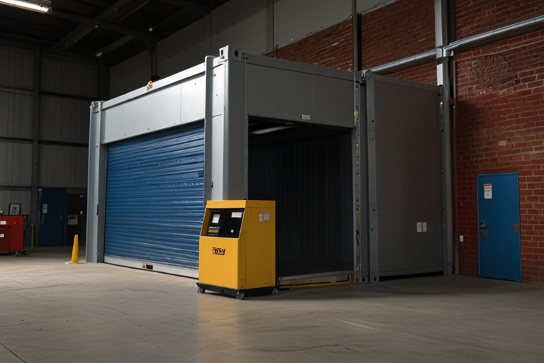 10 x 40 Loading Dock with Climate Control Storage