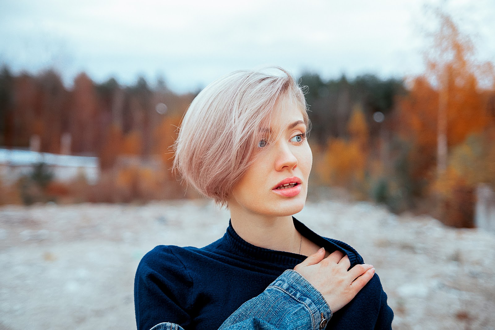 sun kissed effect hair