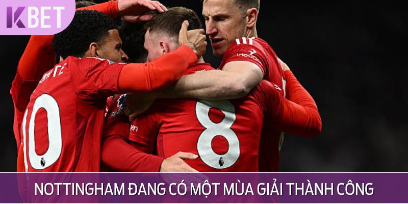 minh hoạ mùa giải thành công của nottingham