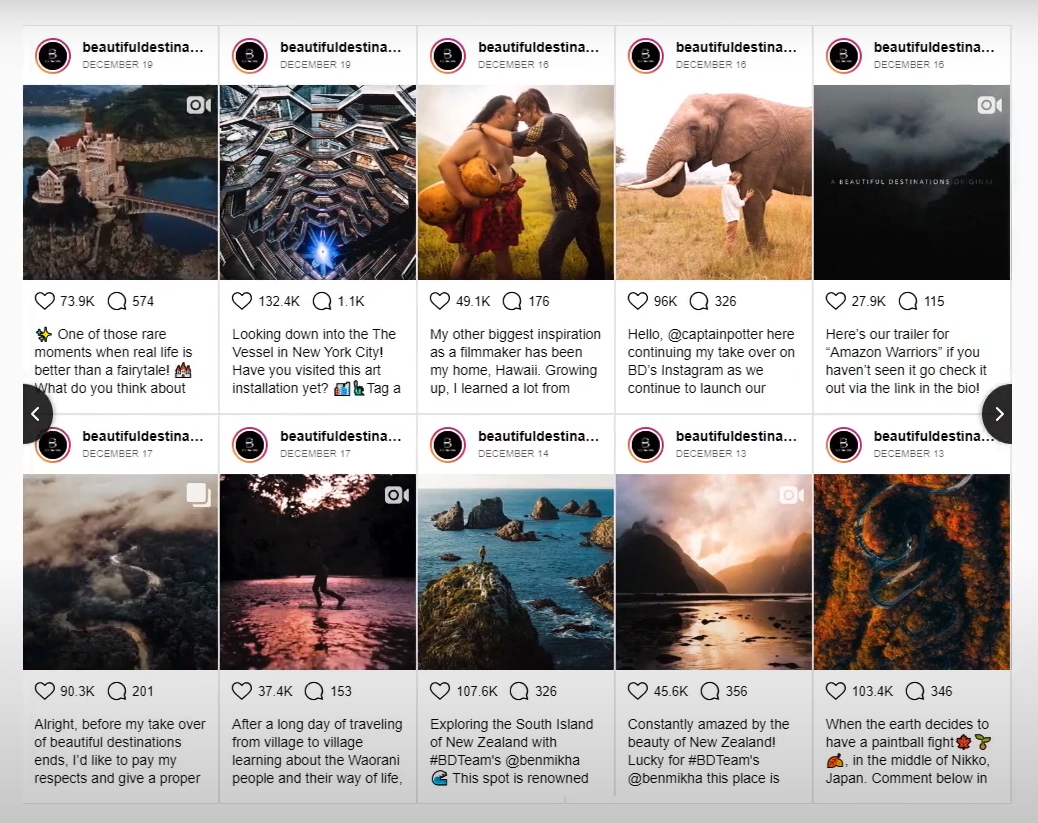 instagram feed on elementor website