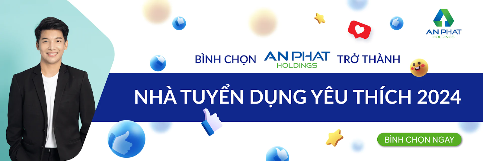 Khảo sát Nhà tuyển dụng yêu thích 2024 của CareerViet đã trở lại! Vote cho An phát Holdings ngay AD_4nXdvr4kvpoipJZp5K2n1ZVg5tSAtSQKJZbCR5d1mUMfhbPpiM2jr71BH2cyw6gteDfTKTf9tRwOglymivMV_-61wrWHB1z0qKiSP-CaYTiVCQIKR8-DqAXKkOH7ZAuGFHWbDu2vA49kAfTkougiulNZ_D371?key=cMvIyCA9GAfqIGKwXKQVvg