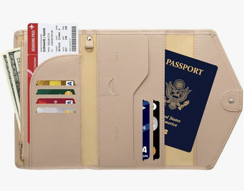 Zoppen Multi-Purpose RFID Blocking Travel Passport Wallet