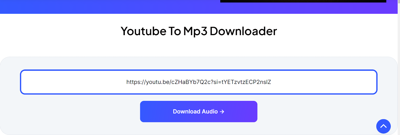 YouTube music downloader
