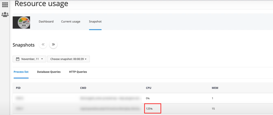 snapshot cpanel