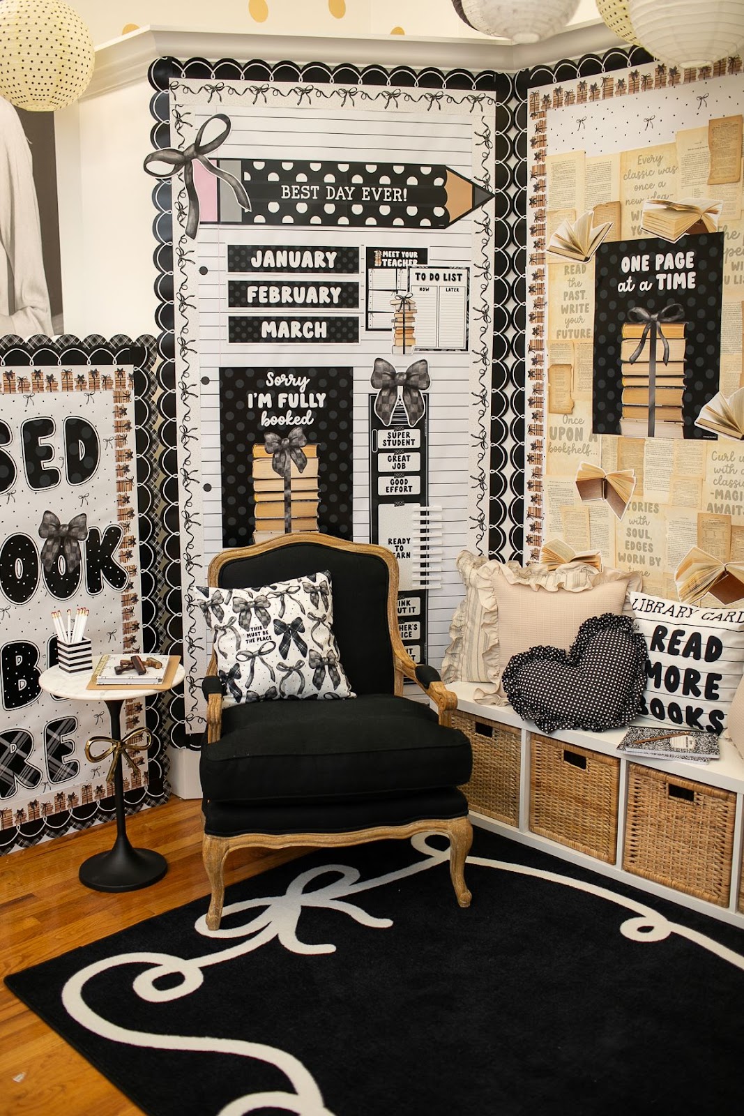Coquette classroom decor