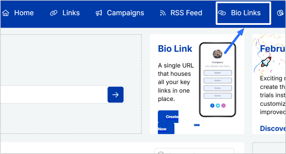 Access bio links