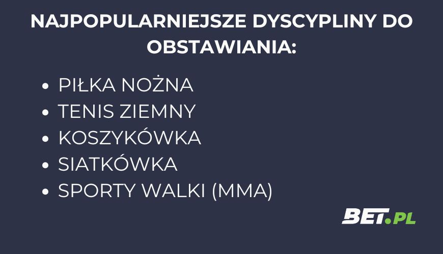 Jak obstawiać mecze u bukmachera? Popularne sporty