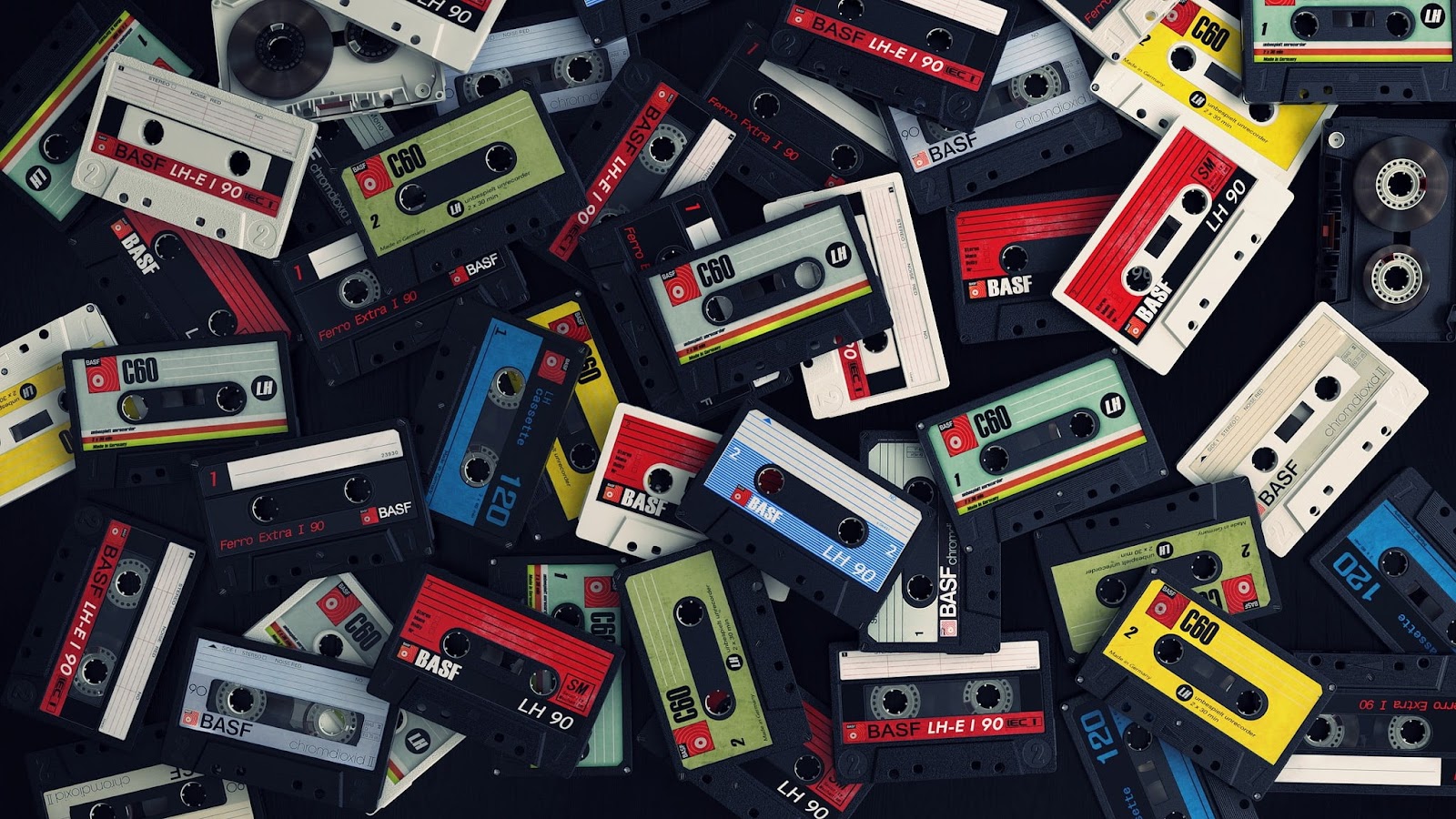 Cassette tapes lot.