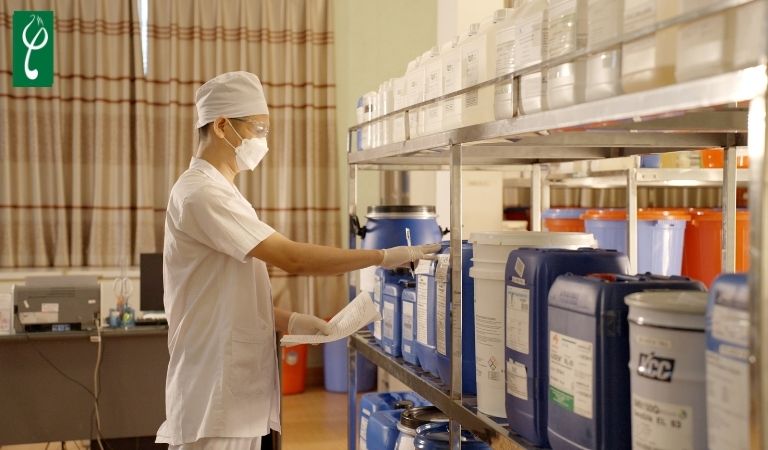 Quy trình sản xuất nước giặt quần lót cho nữ chuẩn CGMP tại Nam dược Hải Long