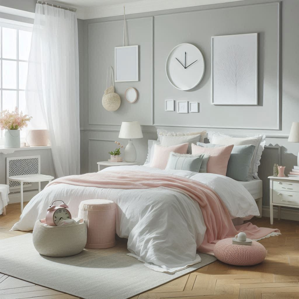 gray bedroom interior design